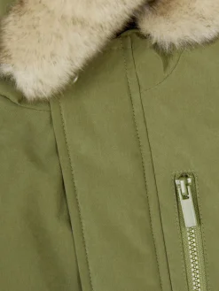 Manteaux Et Vestes|Primark Parka à Capuche En Fausse Fourrure Vert