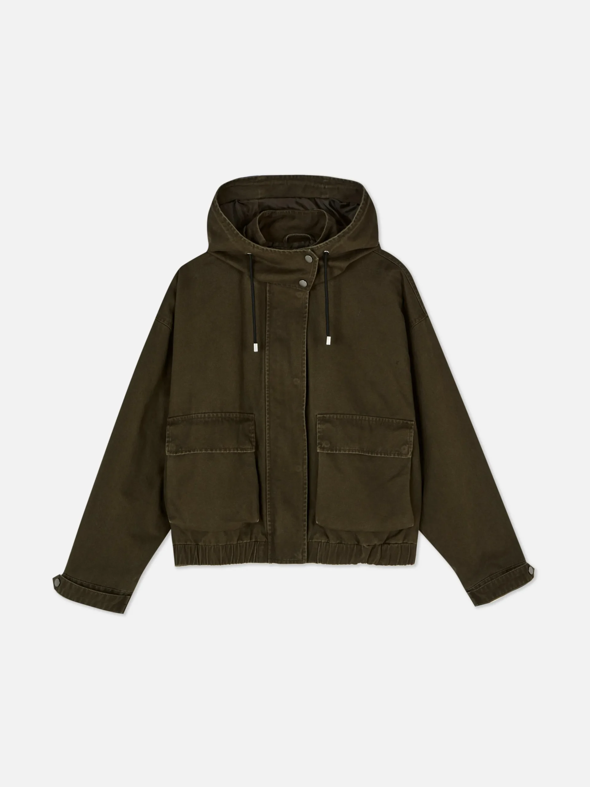 Manteaux Et Vestes|Primark Parka Courte Kaki