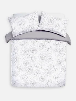 Housses De Couette Et Parures De Lit|Primark Parure De Lit King Size Texturée à Motif Floral Naturel