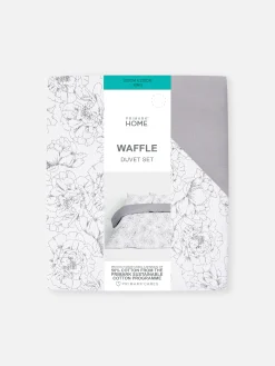 Housses De Couette Et Parures De Lit|Primark Parure De Lit King Size Texturée à Motif Floral Naturel