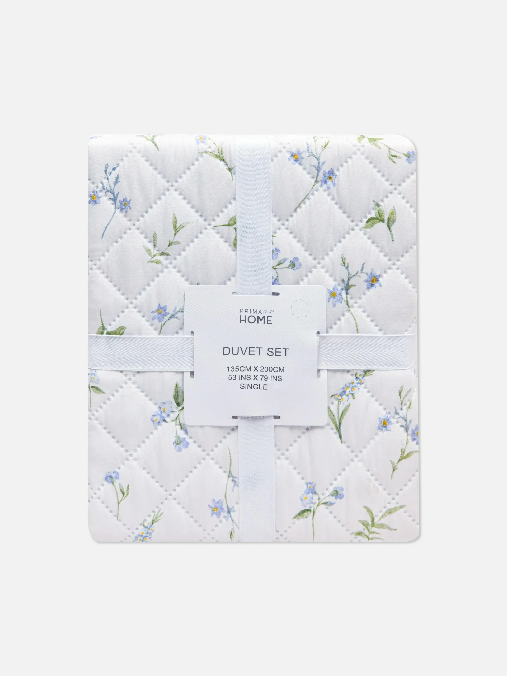 Housses De Couette Et Parures De Lit|Primark Parure De Lit Simple En Pinsonic à Petites Fleurs Bleu