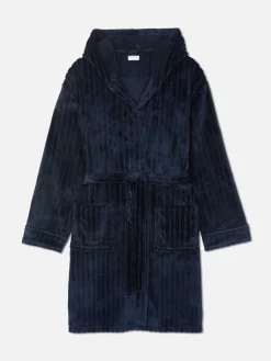 Pyjamas|Primark Peignoir à Rayures Effet Dévoré Bleu marine