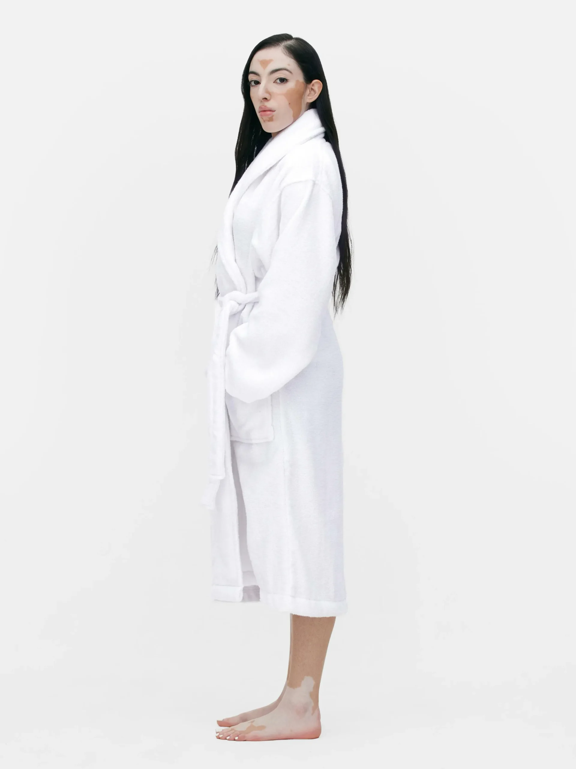 Peignoirs|Primark Peignoir De Spa En Tissu-éponge Coton Blanc