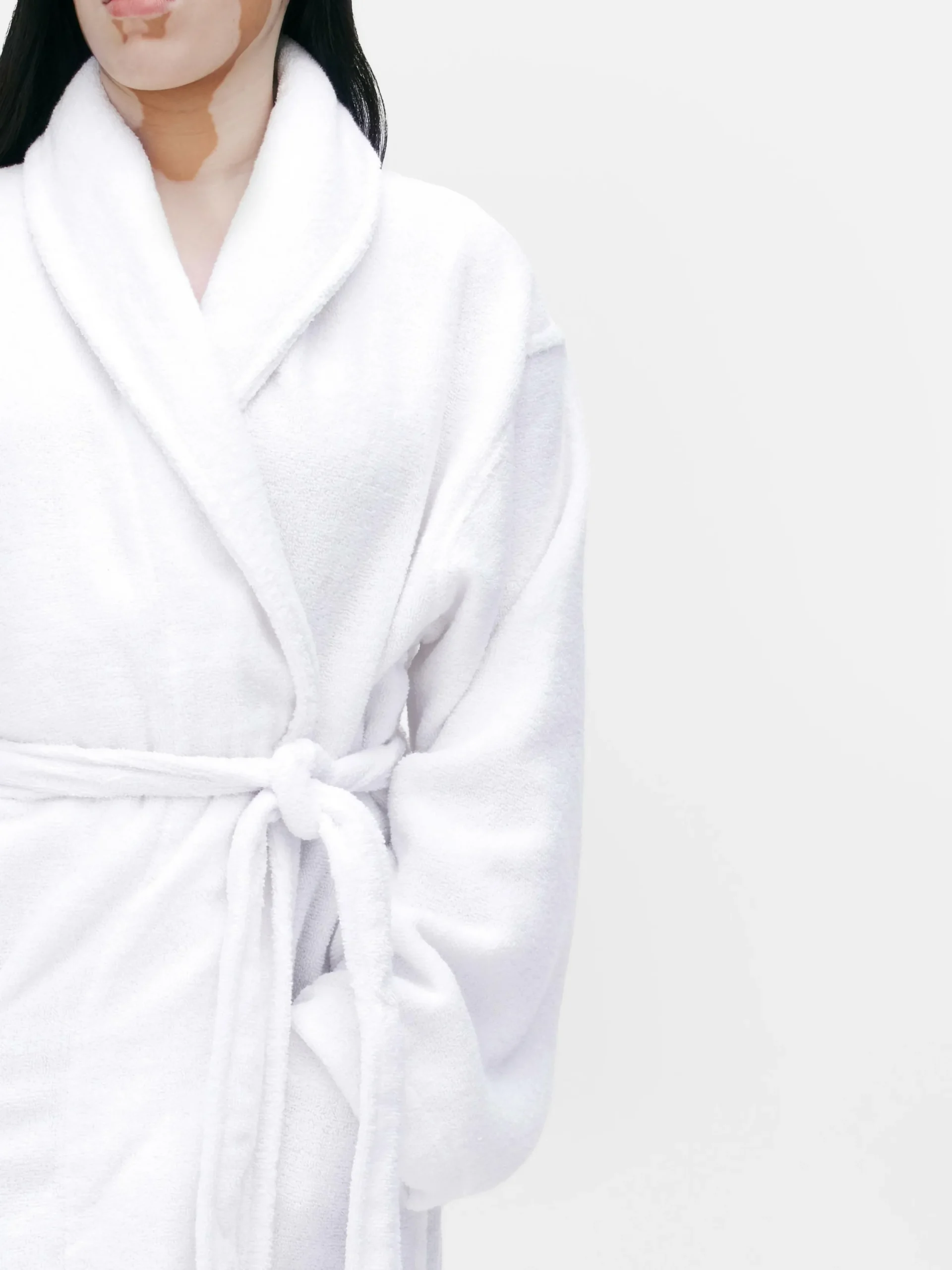 Peignoirs|Primark Peignoir De Spa En Tissu-éponge Coton Blanc
