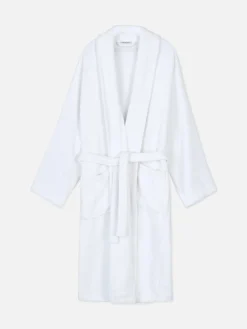 Peignoirs|Primark Peignoir De Spa En Tissu-éponge Coton Blanc