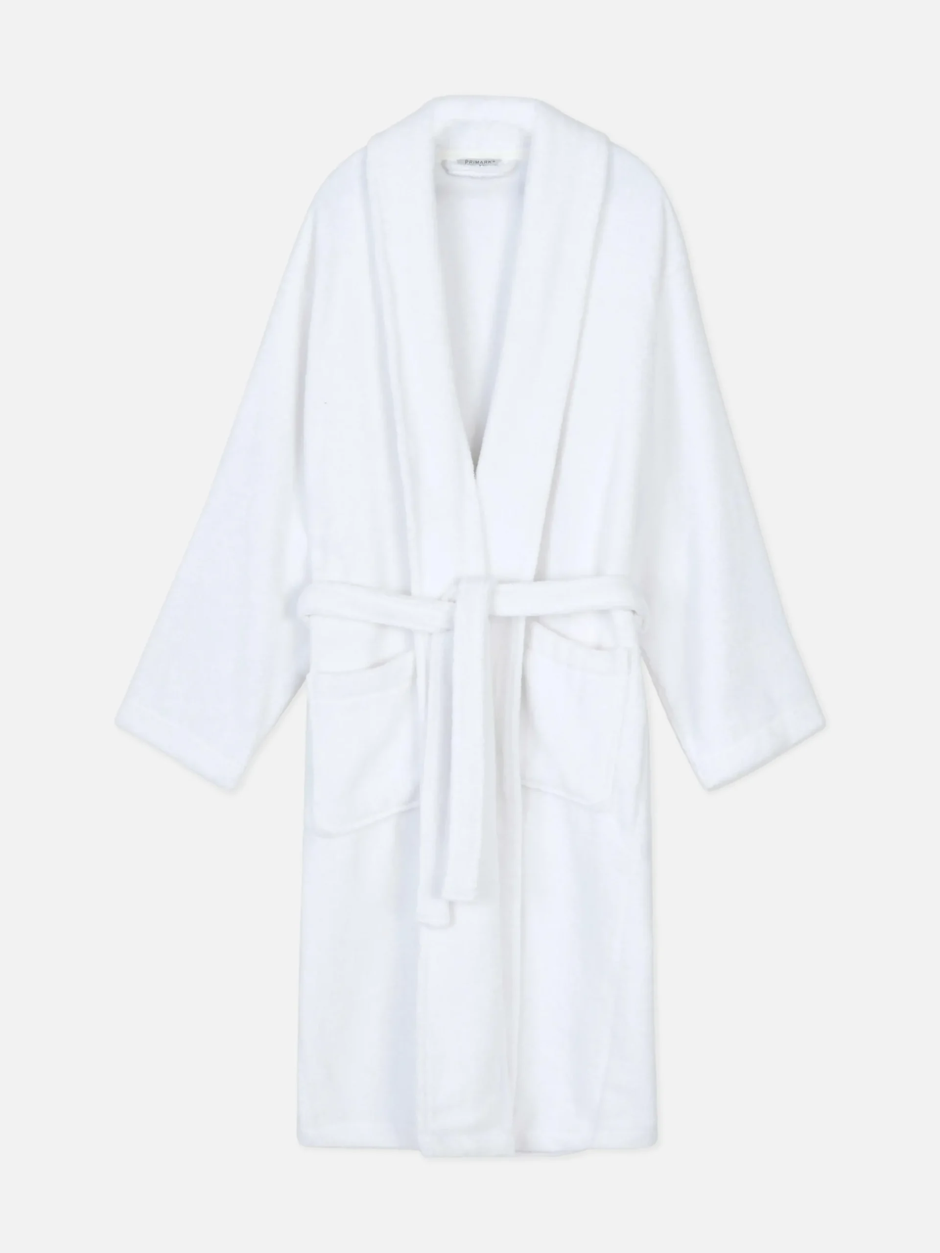 Peignoirs|Primark Peignoir De Spa En Tissu-éponge Coton Blanc