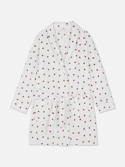 Peignoirs|Primark Peignoir Duveteux à Motifs Ivoire