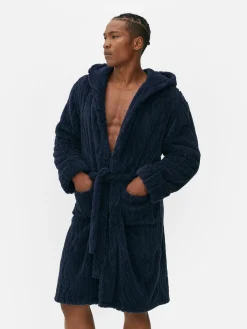 Pyjamas|Primark Peignoir En Molleton Texturé Bleu marine