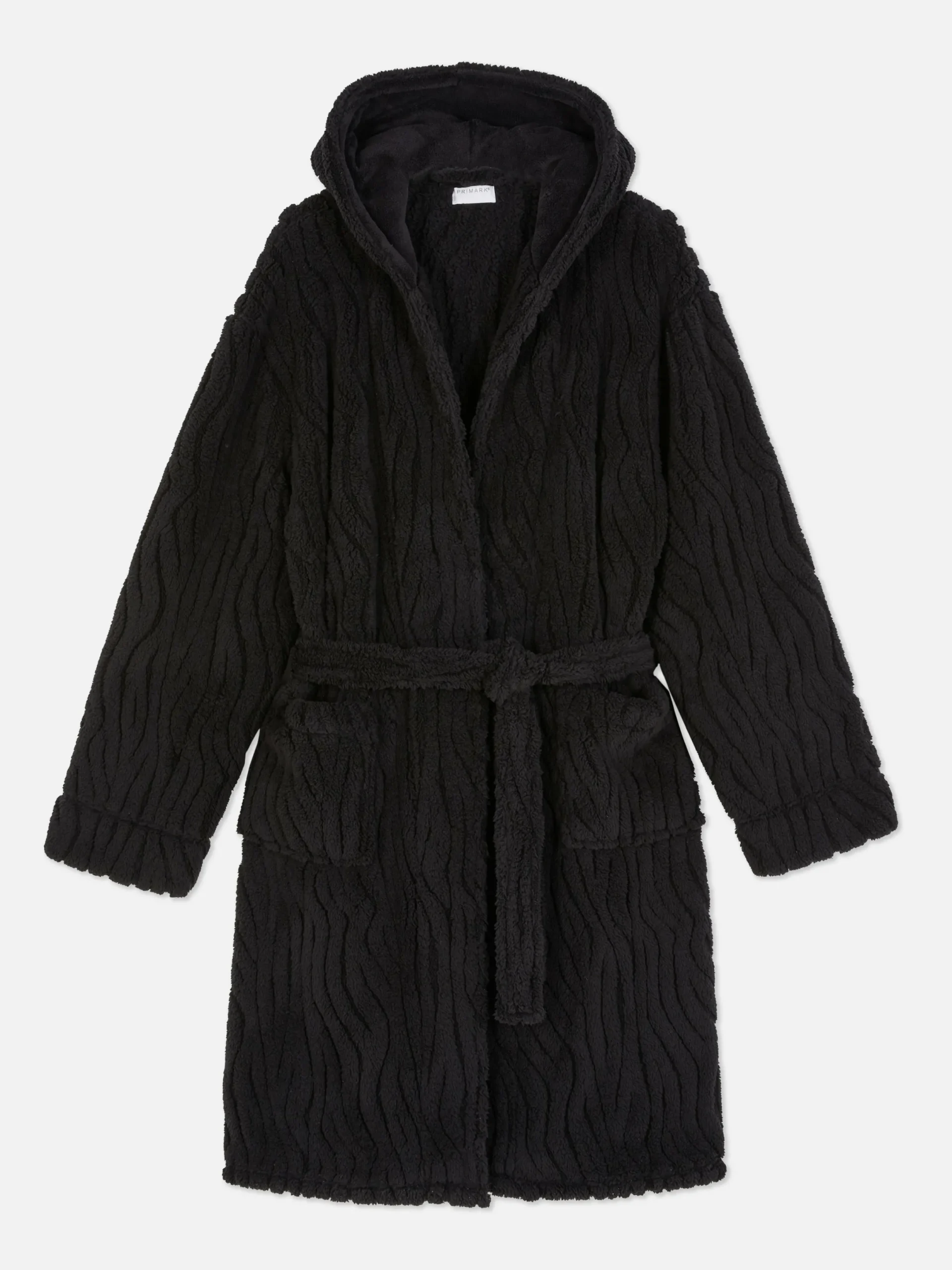 Pyjamas|Primark Peig En Molleton Texturé Noir