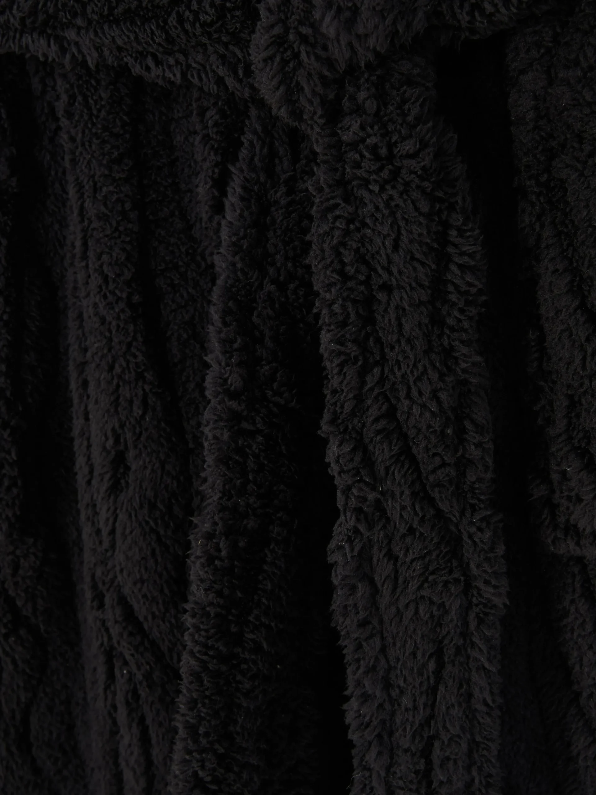 Pyjamas|Primark Peig En Molleton Texturé Noir