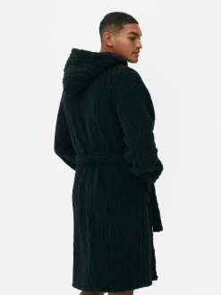 Pyjamas|Primark Peig En Molleton Texturé Noir