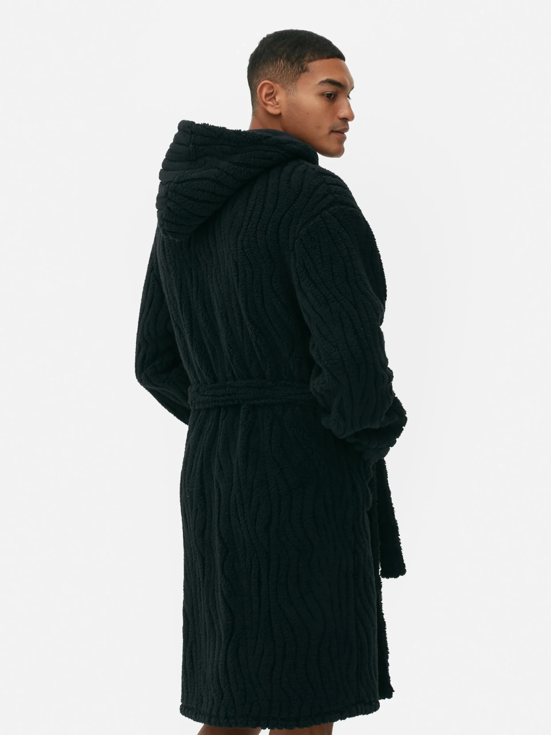 Pyjamas|Primark Peig En Molleton Texturé Noir