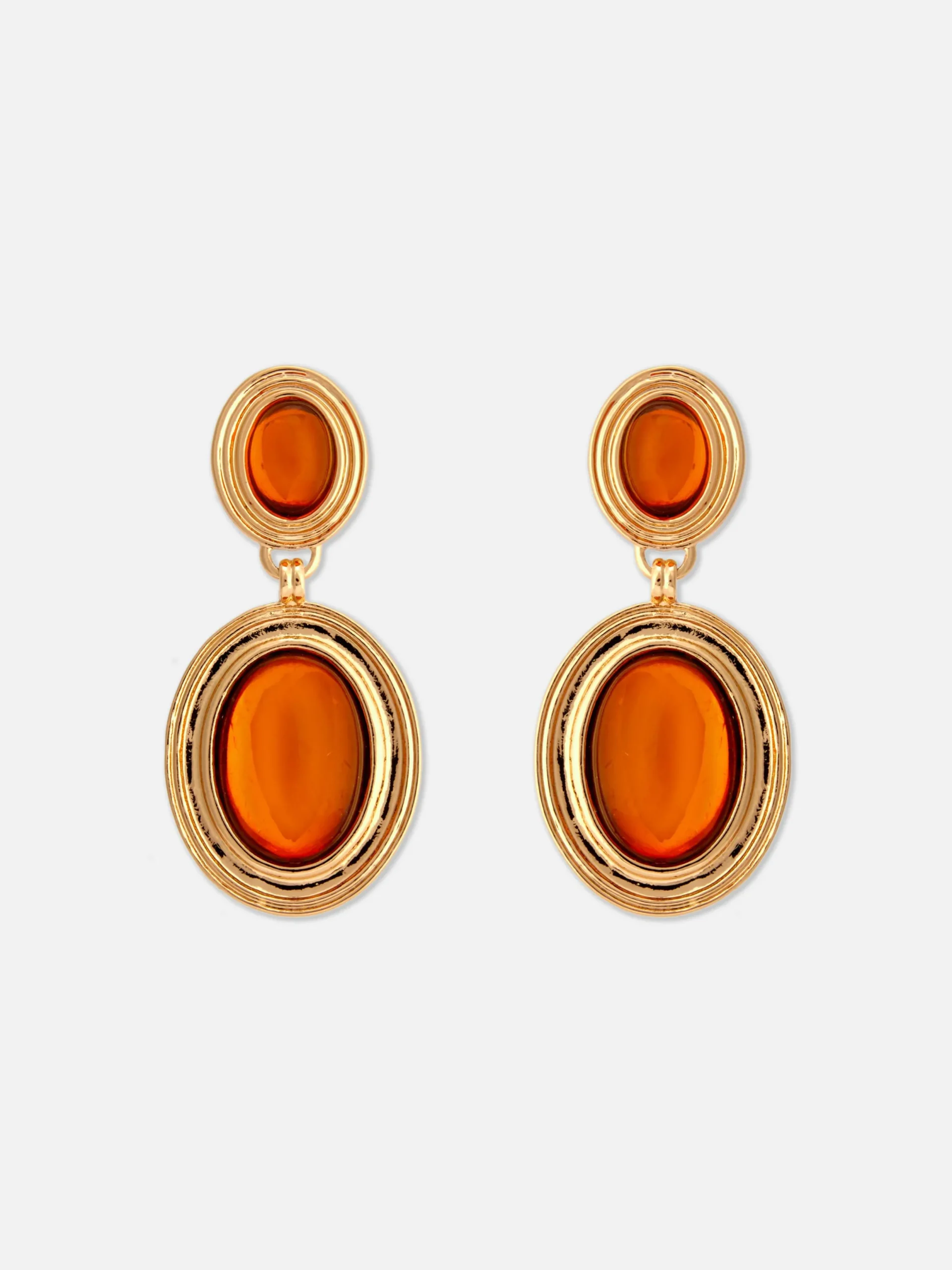 Bijoux|Primark Pendants D'oreilles En Fausses Pierres Précieuses Rita Ora Jaune