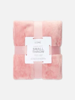Couvertures Et Jetés De Lit|Primark Petite Couverture Duveteuse Ultra-douce Rose