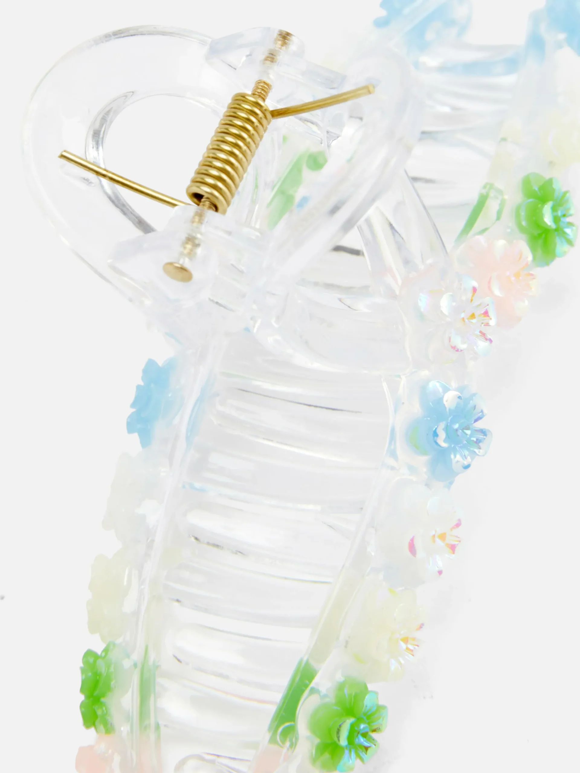 Accessoires Cheveux|Primark Pince à Cheveux Torsadée à Détail Floral Transparent