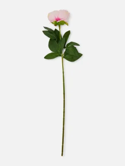 Plantes Et Fleurs Artificielles|Primark Pivoine Artificielle Une Tige Rose clair