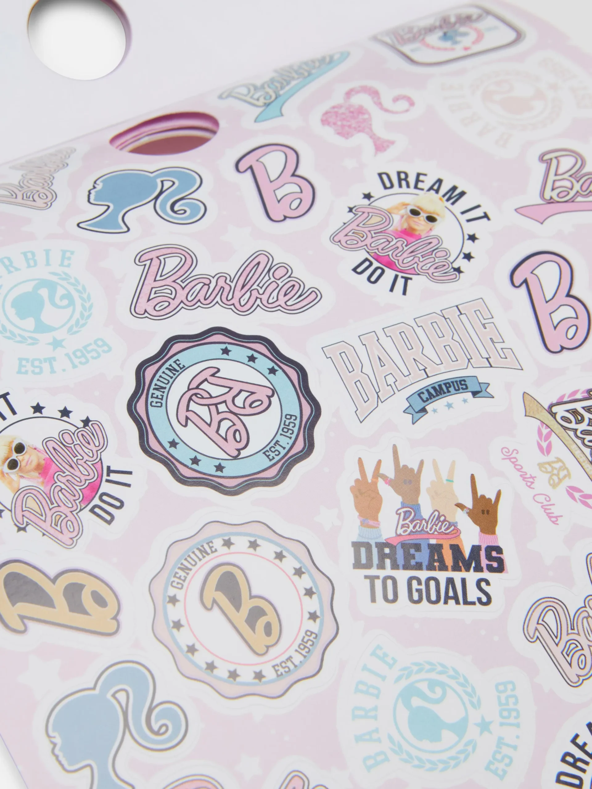 Loisirs Creatifs|Primark Pochette D'autocollants Barbie Rose