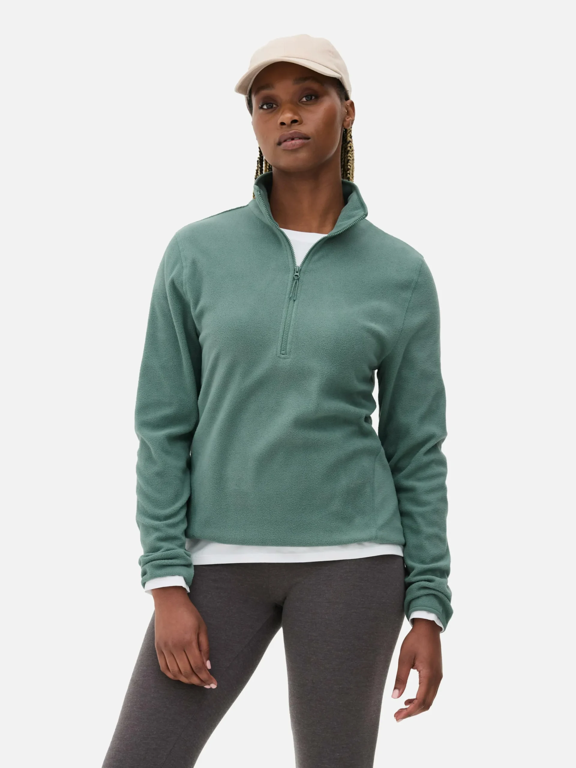 Pulls Et Gilets|Primark Polaire à Col Zippé Vert