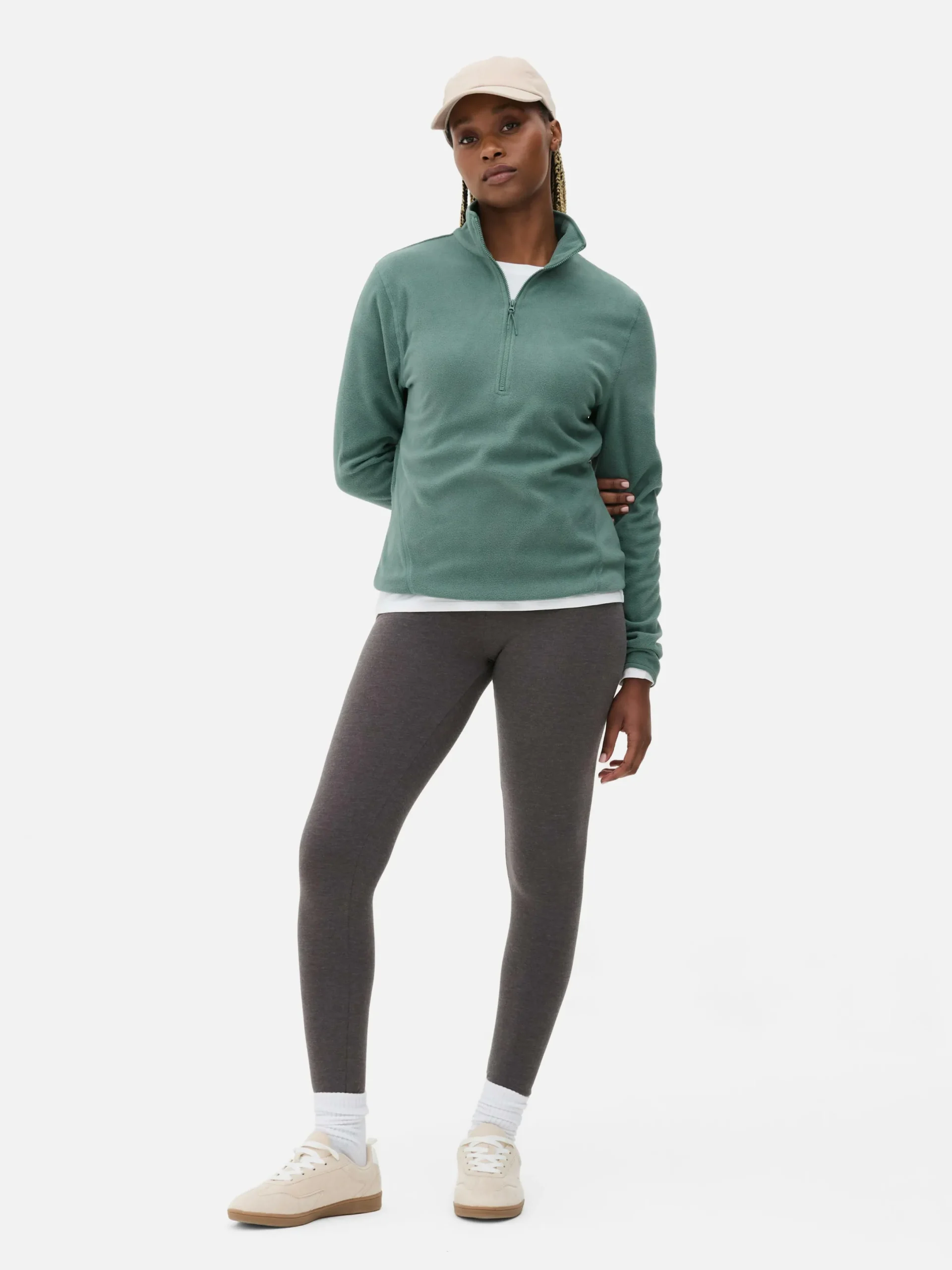 Pulls Et Gilets|Primark Polaire à Col Zippé Vert