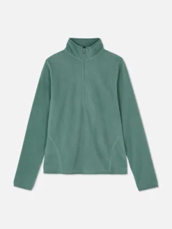 Pulls Et Gilets|Primark Polaire à Col Zippé Vert
