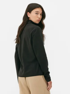 Pulls Et Gilets|Primark Polaire à Col Zippé Noir