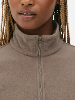 Pulls Et Gilets|Primark Polaire à Col Zippé Taupe