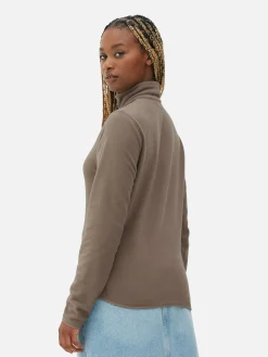 Pulls Et Gilets|Primark Polaire à Col Zippé Taupe