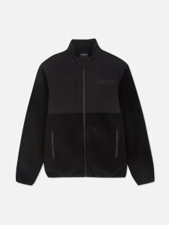 Manteaux Et Vestes|Vêtements De Sport|Primark Polaire Zippée Kappa X Noir