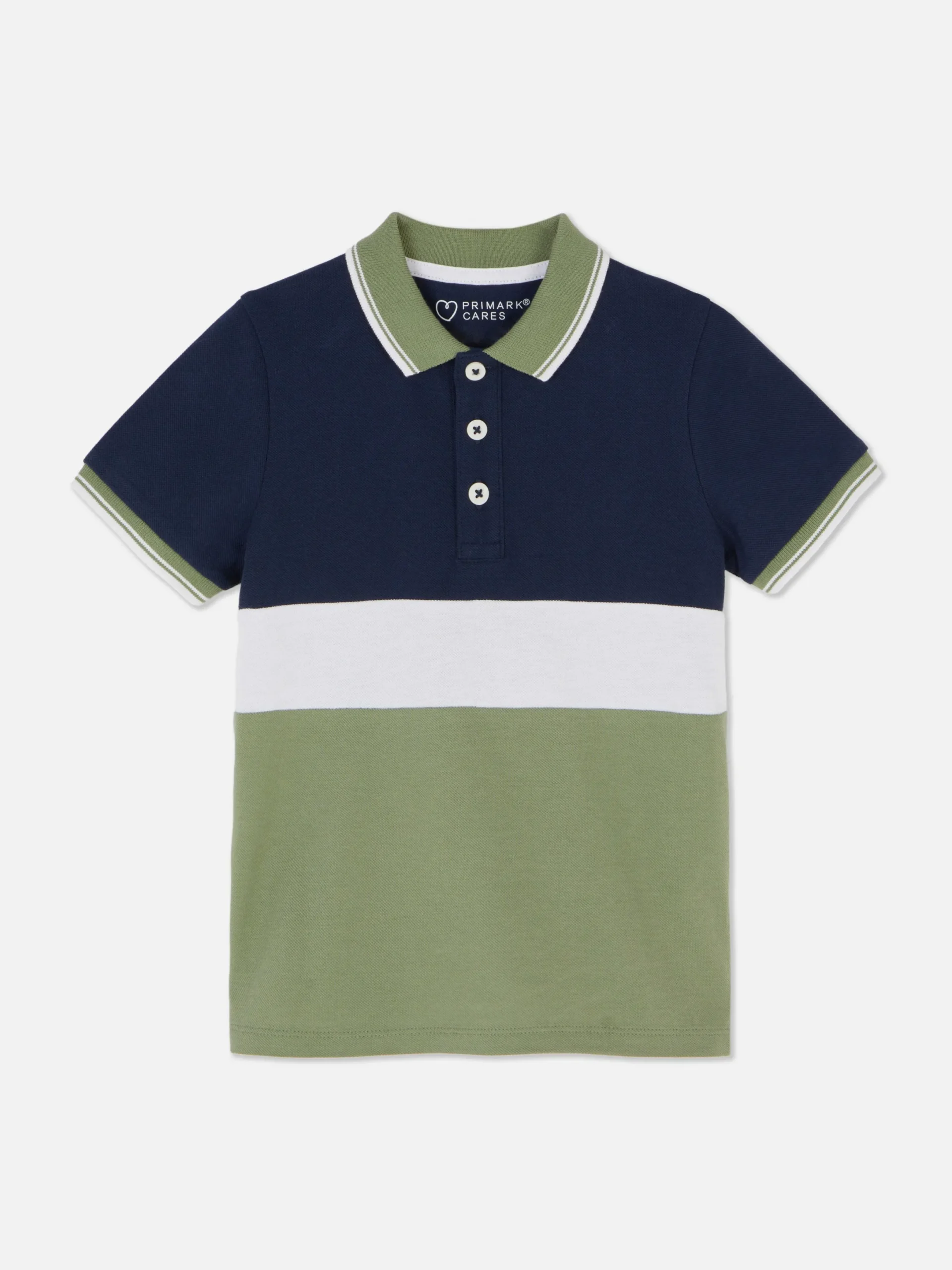 Hauts Et T-Shirts|Primark Polo Color Block Bleu