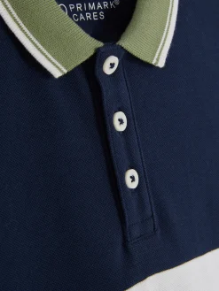 Hauts Et T-Shirts|Primark Polo Color Block Bleu