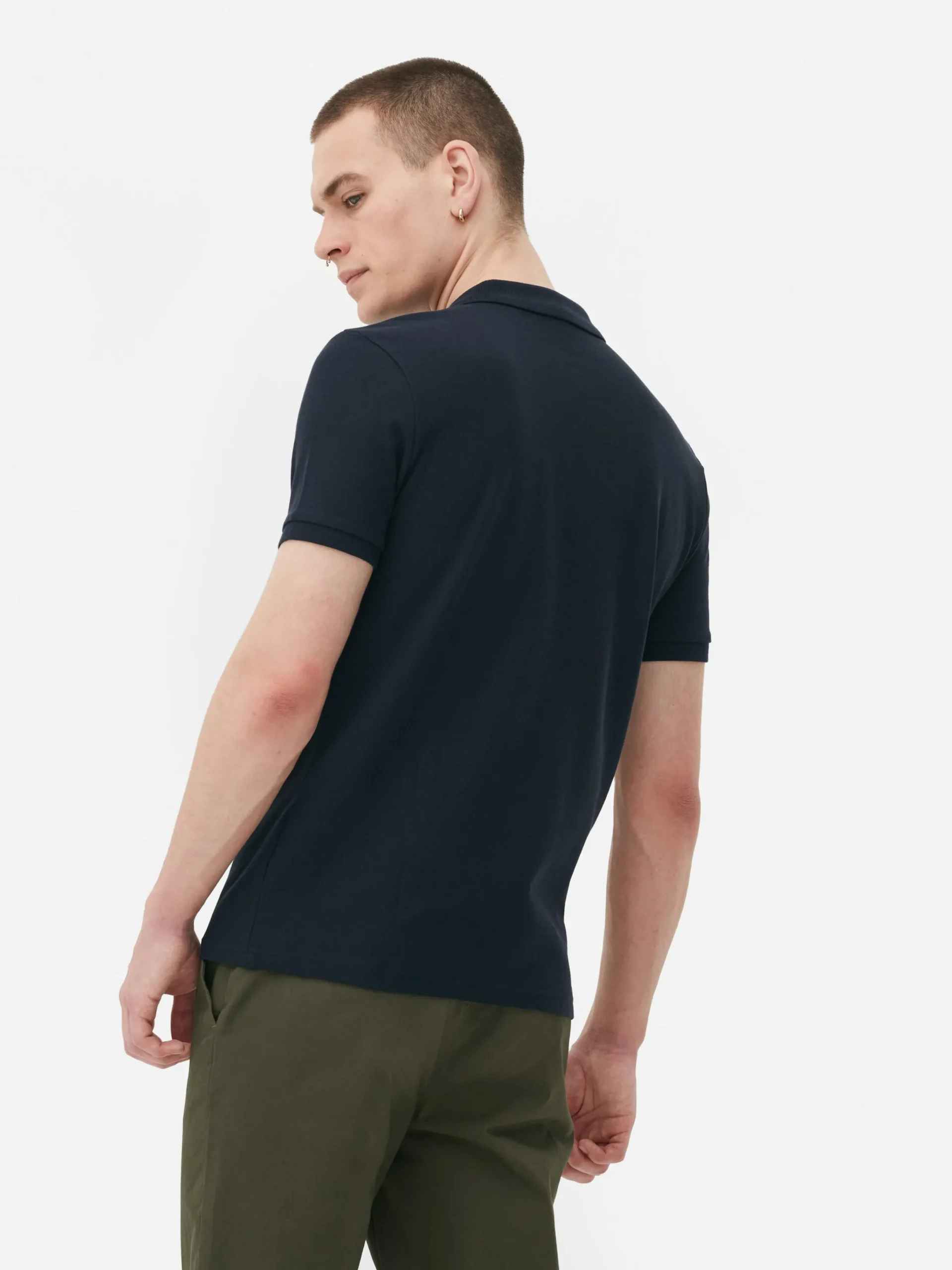 Hauts Et T-Shirts|Primark Polo En Piqué Bleu marine