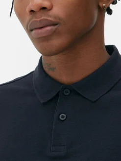 Hauts Et T-Shirts|Primark Polo En Piqué Classique Bleu marine