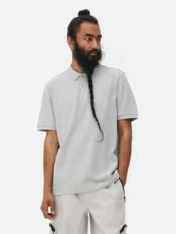 Hauts Et T-Shirts|Primark Polo En Piqué Classique Gris chiné