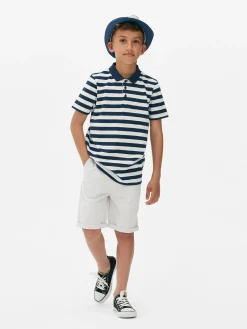 Hauts Et T-Shirts|Primark Polo Rayé Bleu marine