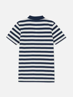 Hauts Et T-Shirts|Primark Polo Rayé Bleu marine