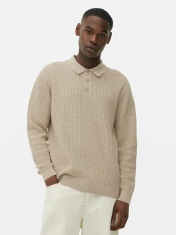 Pulls Et Gilets|Primark Polo Texturé à Manches Longues Taupe