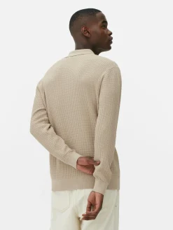 Pulls Et Gilets|Primark Polo Texturé à Manches Longues Taupe