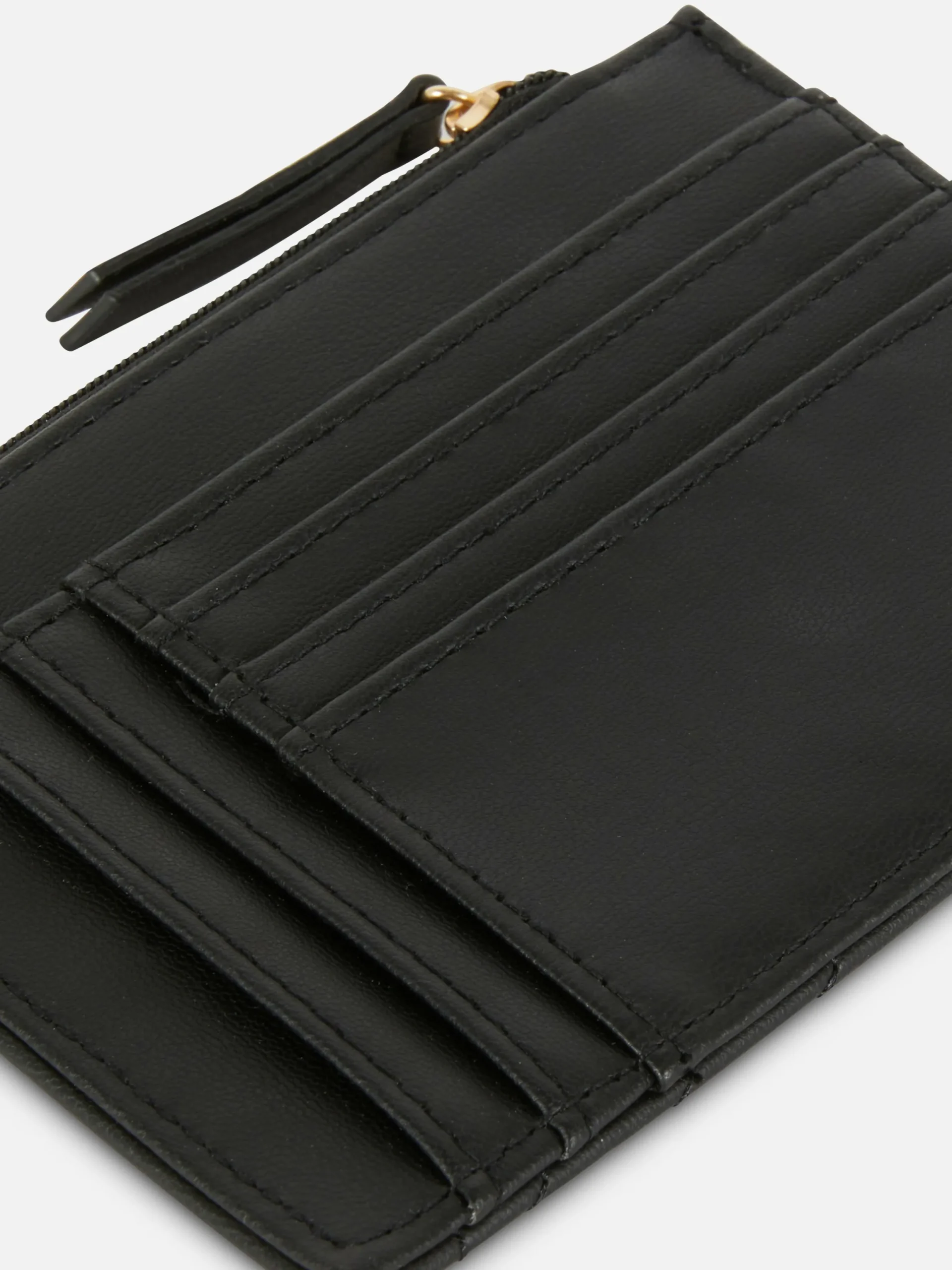 Sacs Et Porte-Monnaie|Primark Porte-cartes Matelassé à Initiale Noir