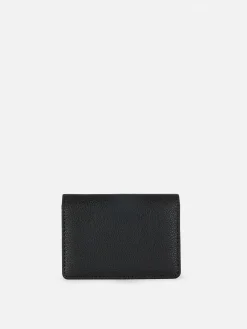 Sacs Et Portefeuilles|Primark Porte-cartes Plié En Simili Cuir Noir