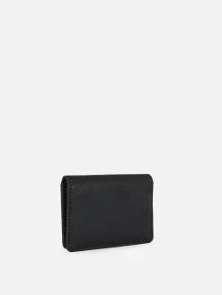 Sacs Et Portefeuilles|Primark Porte-cartes Plié En Simili Cuir Noir