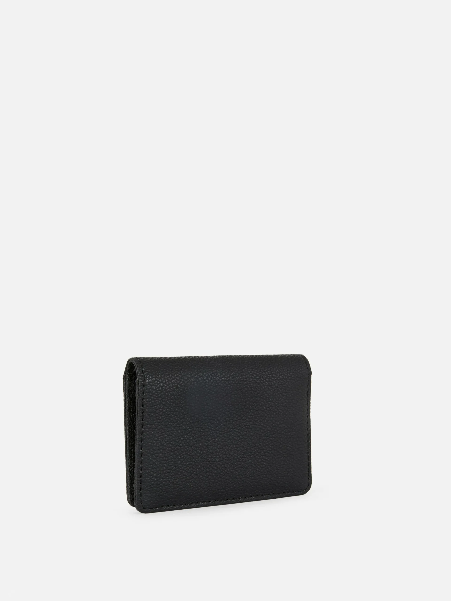 Sacs Et Portefeuilles|Primark Porte-cartes Plié En Simili Cuir Noir