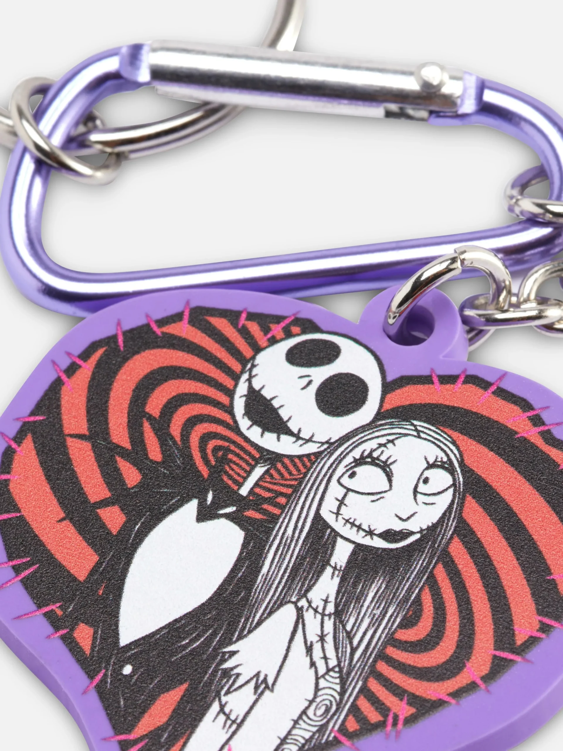 Accessoires Voyages|Primark Porte-clés à Breloque Disney L'Étrange Noël De Monsieur Jack De Tim Burton Blanc