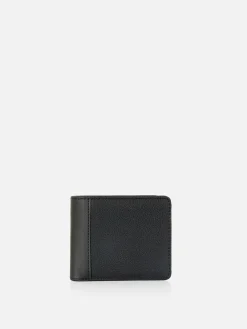 Sacs Et Portefeuilles|Primark Portefeuille En Simili Cuir à Deux Volets Noir