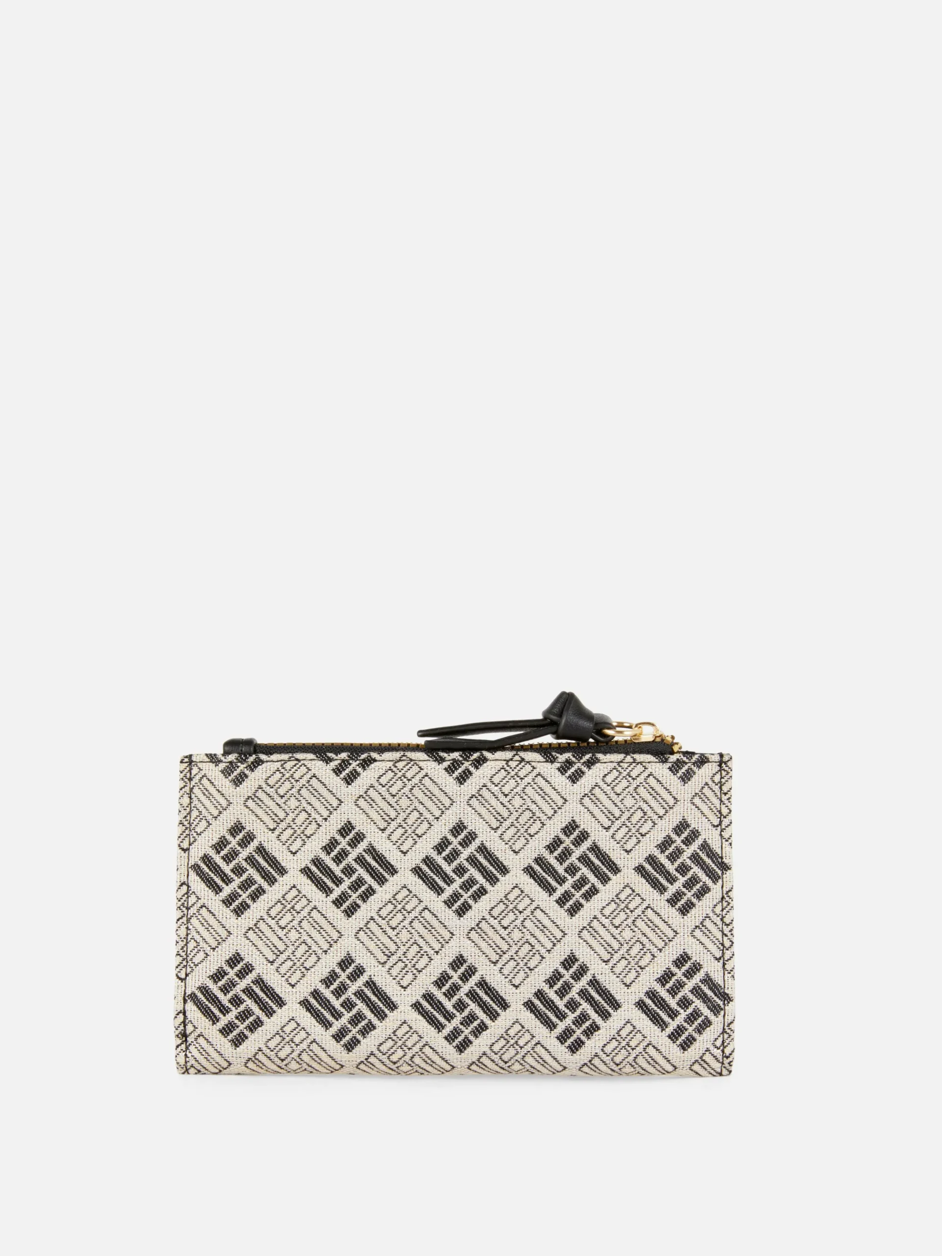 Sacs Et Porte-Monnaie|Primark Portefeuille Pliant à Monogramme Noir