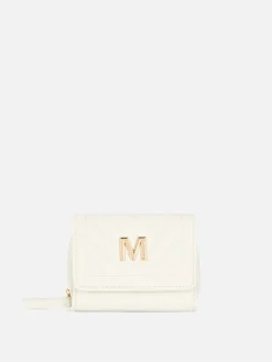 Sacs Et Porte-Monnaie|Primark Porte-monnaie Matelassé à Initiale Blanc