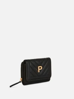 Sacs Et Porte-Monnaie|Primark Porte-monnaie Matelassé à Initiale Noir