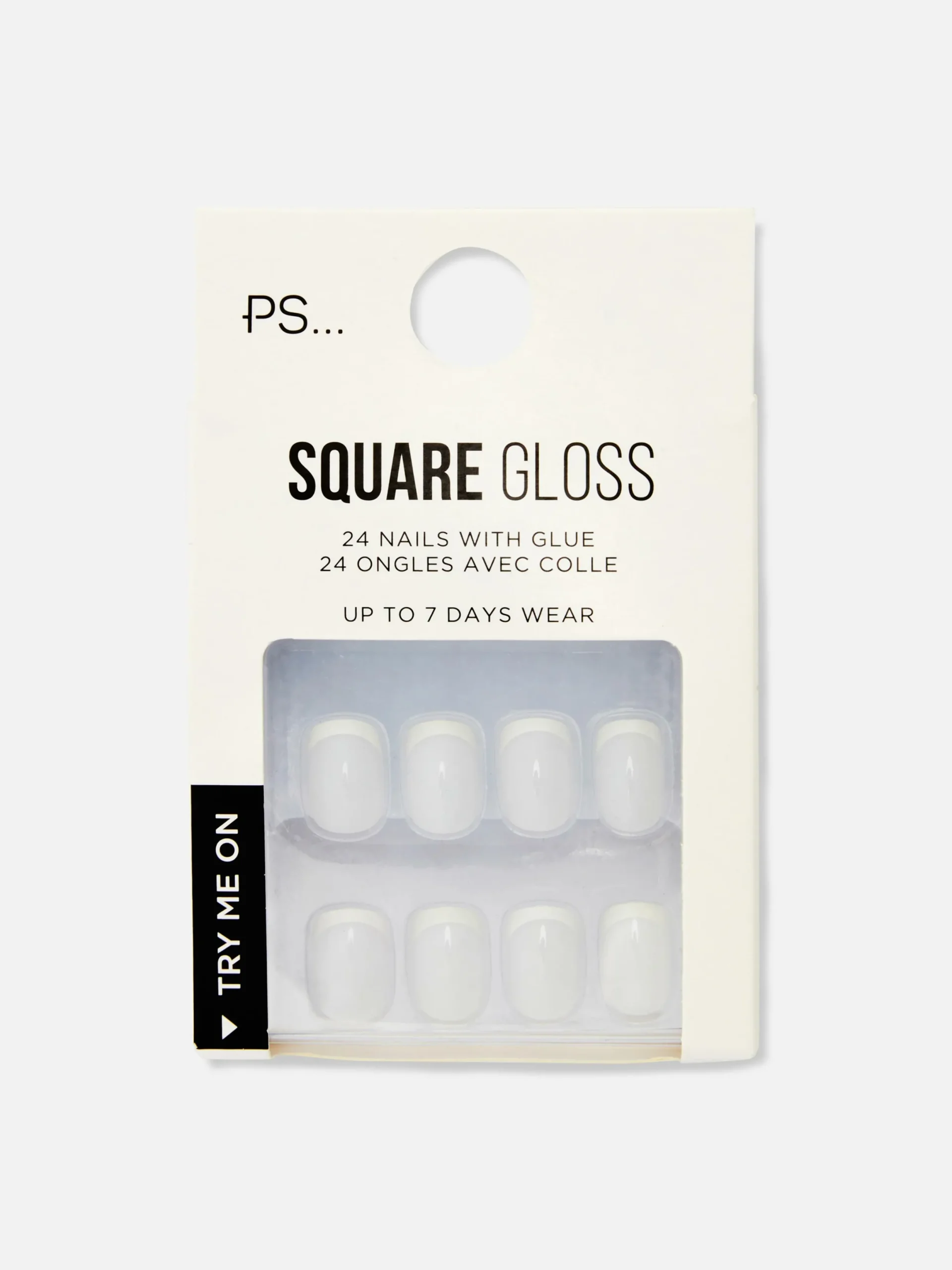 Faux Ongles|Primark PS... Faux Ongles Brillants Carrés Nude