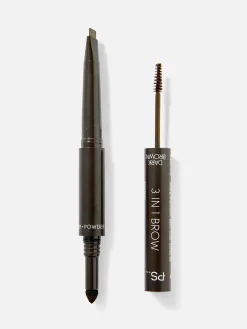 Sourcils|Primark P.S... Kit Pour Sourcils 3 En 1 Marron foncé