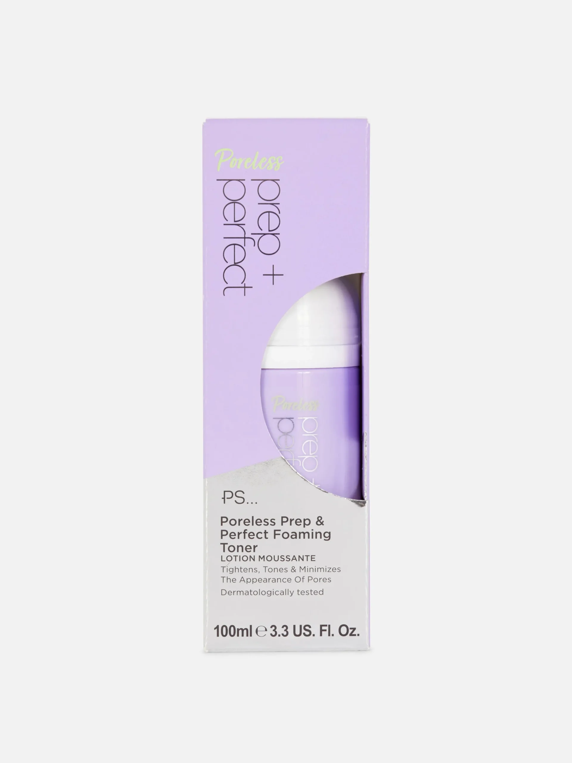 Soins Nettoyants Et Lotions Toniques|Primark PS... Poreless Prep + Perfect Lotion Moussante Violet