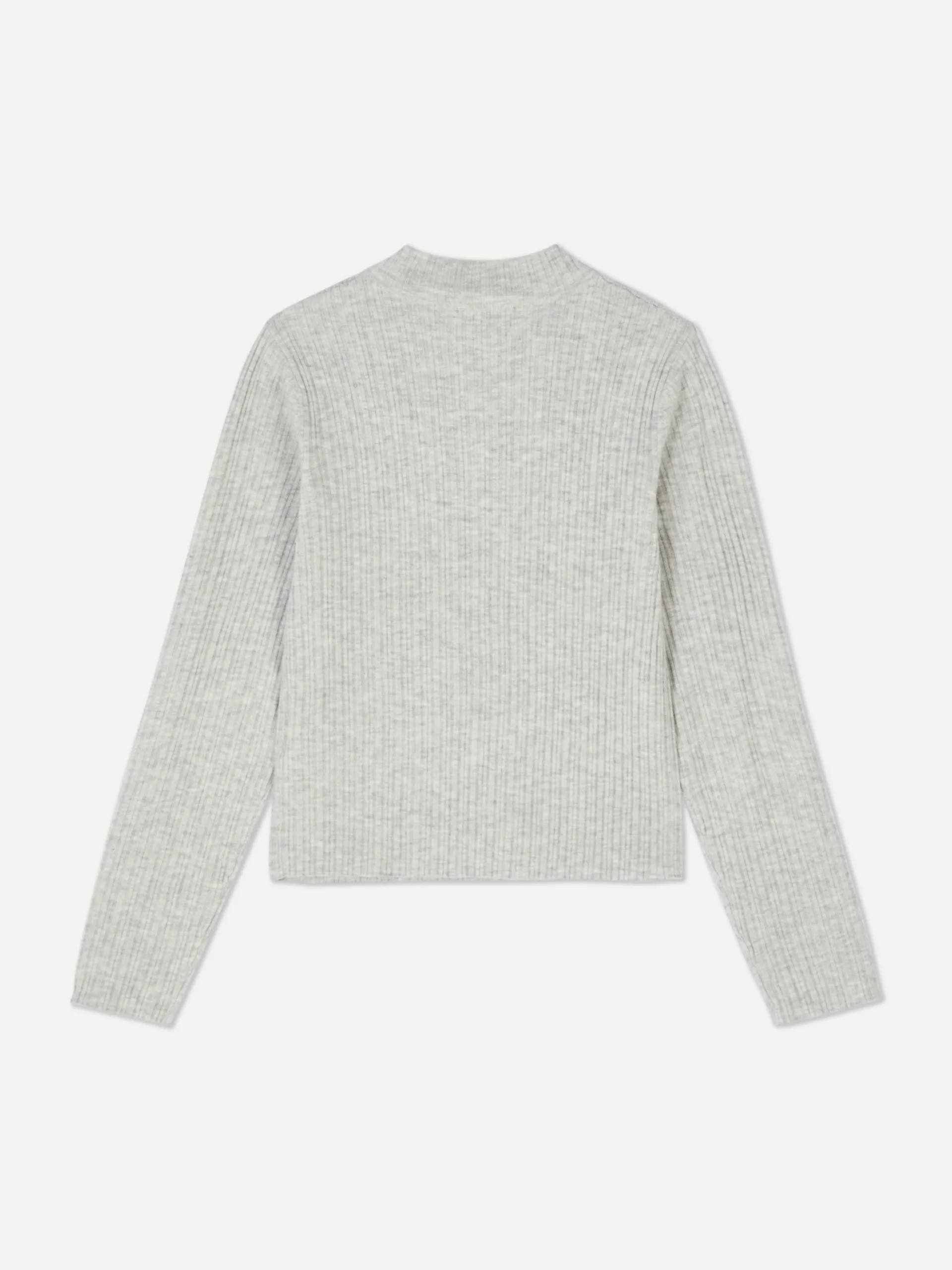 Pulls Et Gilets|Primark Pull à Col Ras Du Cou Côtelé Gris